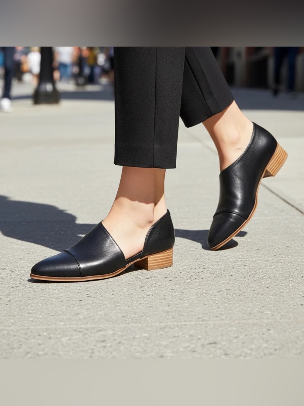 Universal Thread | Black Pointed D'Orsay Flats 6.5W